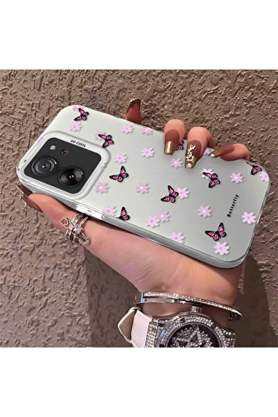 Hontinga حافظة هاتف Mi 13T Pro متوافقة مع حافة السيليكون الصلبة ومضادة للسقوط...