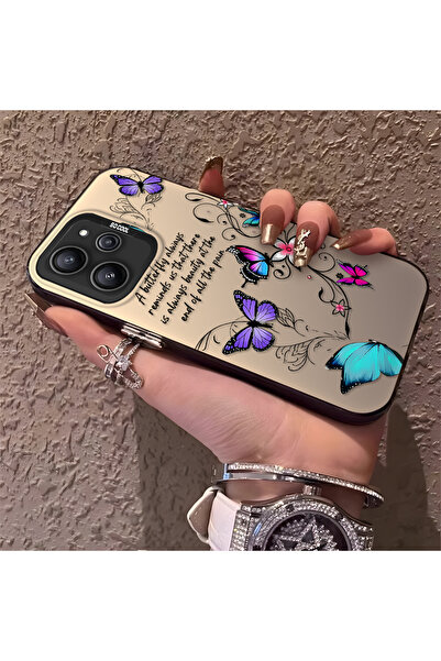 Hontinga حافظة هاتف Redmi 12 4G متوافقة مع السيليكون ذات الحواف الصلبة ومضادة...