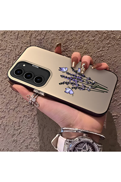 Hontinga حافظة هاتف سامسونج جالاكسي S23 متوافقة مع حافة السيليكون الصلبة والم...