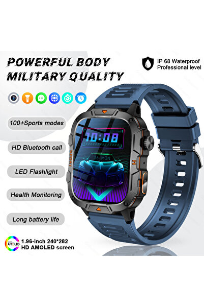 Choice 5ATM Waterproof Blue 2025 New For Military Bluetooth Call Smart Watch ...