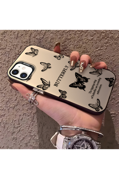 Hontinga حافظة هاتف من السيليكون متوافقة مع هاتف iPhone 12 Pro ذات حافة على ش...