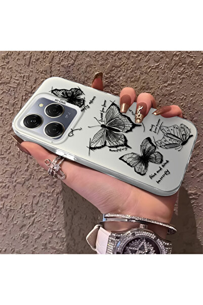 Hontinga حافظة هاتف تكنو سبارك 20 برو 5G متوافقة مع الحواف السيليكونية الصلبة...