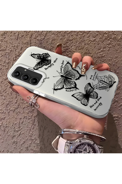 Hontinga حافظة هاتف سامسونج جالاكسي A25 متوافقة مع الحواف السيليكونية الصلبة ...