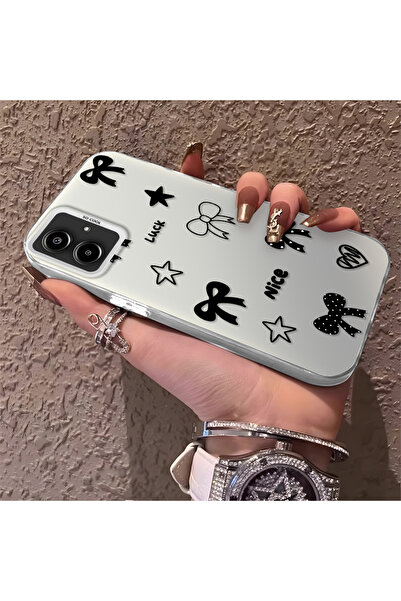 Hontinga حافظة هاتف سامسونج جالاكسي A06 متوافقة مع حافة السيليكون الصلبة والم...