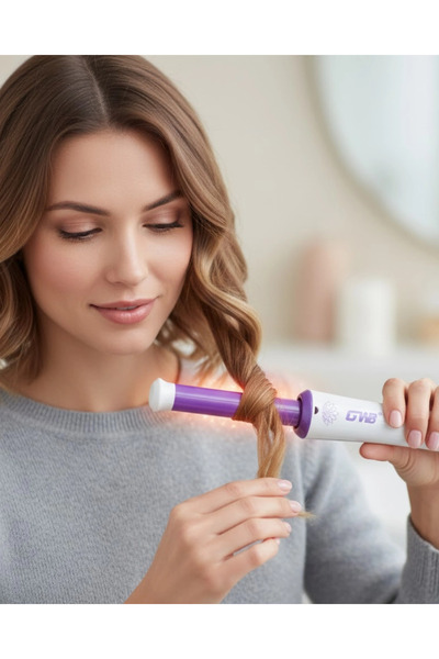 Nacario Mey Import ®   Compact Travel Curling Iron – Shiny and Healthy Curls