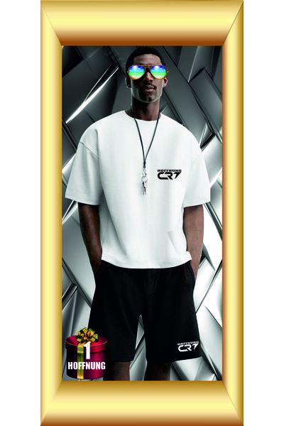 HOFFNUNG Unisex Casual Short Sleeve Set with Football Player 7 Print Outdoor ...