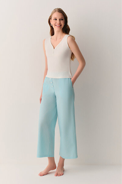 SUWEN Minty Atlet Pantolon Pijama Takımı