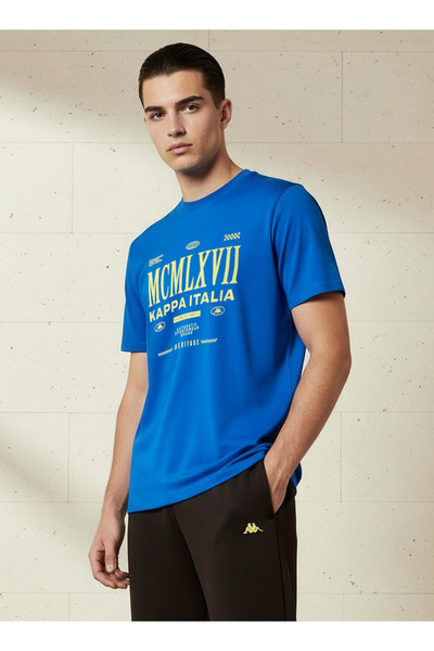 Kappa تي شيرت رجالي بطبعة شعار