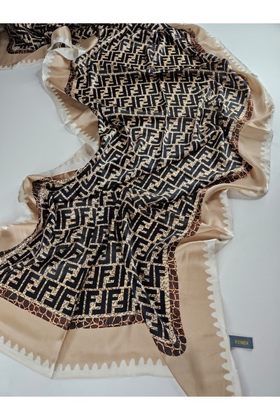 Shiva Scarfs Premium F Pattern Silk Voile Shawl Silk Scarves Shawl Hijab