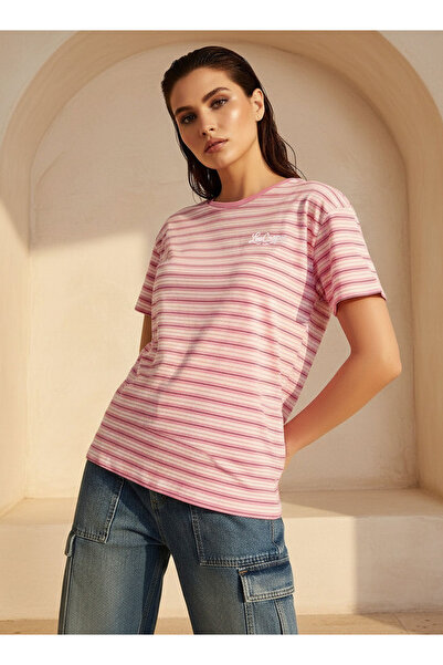 Lee Cooper Cotton T-shirt with Logo Print