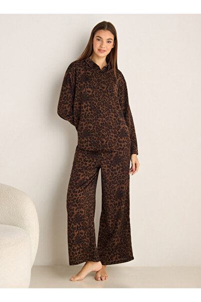 FAV Pyjama Set Button-Down Shirt & Trousers
