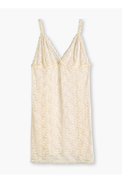 FAV فستان سليب بدون أكمام بأشرطة قابلة للتعديل