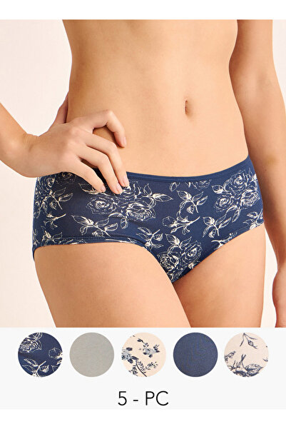 FAV مجموعة من 5 قطع - سراويل بيكيني بتصاميم متنوعة