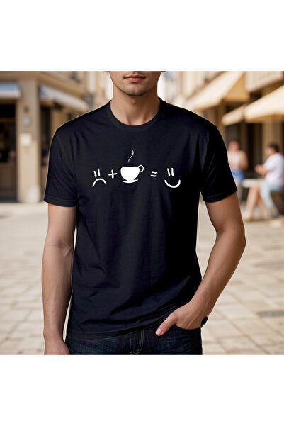 ship master Tricou unisex, 100% bumbac, oversize, negru, cu imprimeu maro