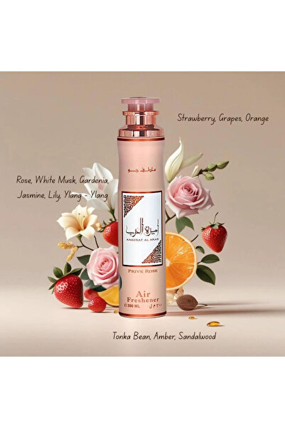 lattafa Ameerat Al Arab Prive Rose – air freshener 300 ml