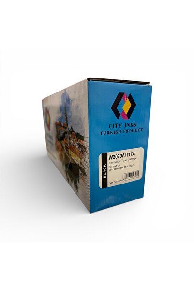 City Inks حبر تركي سيتي انك متوافق مع HP 117A أسود (Black) – W207...