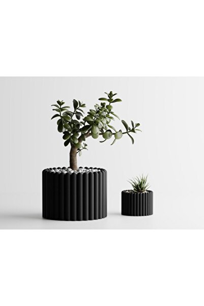 Sani Vase "Ancona BIG" 135 x 135 x H100mm - Black