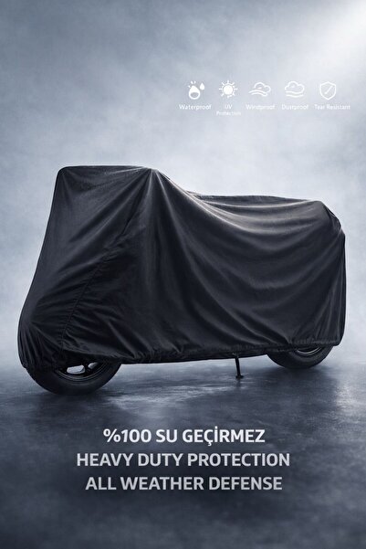 Motonox Su Geçirmez Motosiklet Brandası – Güneş, Yağmur ve Toz Koruması Dayan...