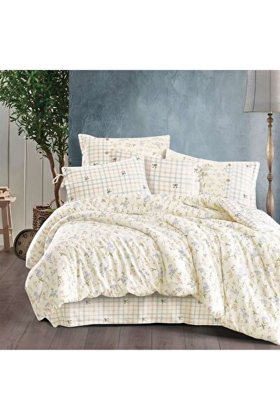 Alhabib bedding Double summer bedspread in cream Cotton with floral patterns,...