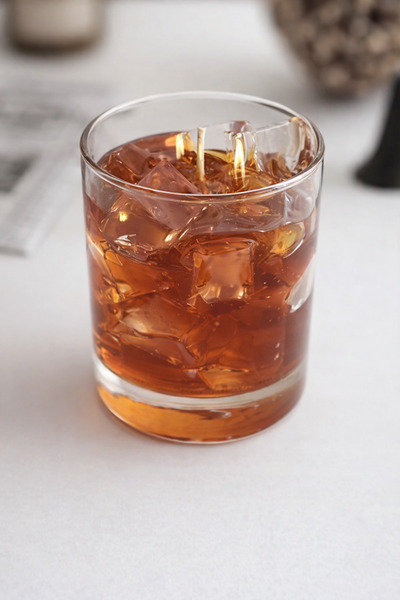 Veluna mum Kadehte Buzlu İçecek El Yapımı Mum 🥃💫
