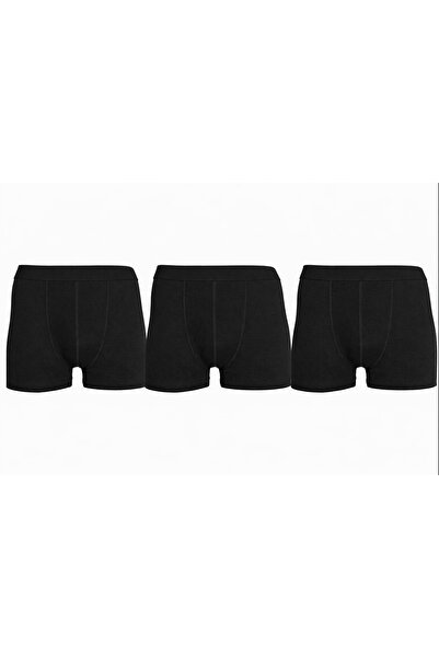 BEYAZTOPTAN Cotton Lycra 3-Piece Men's Boxer Shorts