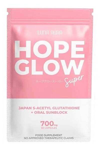 Luna Aura HOPE GLOW SUPER JAPAN S-ACETYL GLUTATHIONE + ORAL SUNBLOCK