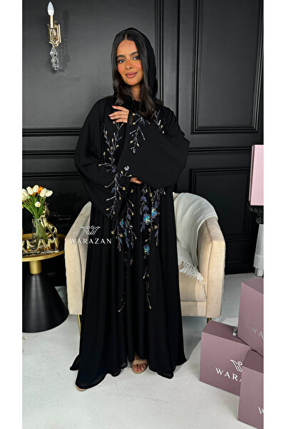 Warazan Elegant abaya with hand embroidery