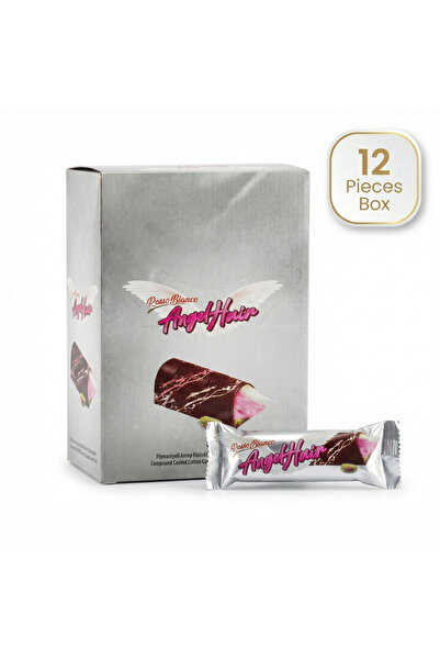 ROSSO BIANCO Batoane Angel Hair acoperite cu ciocolată cu lapte, cremă de fis...