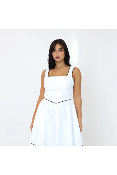 2TRENDY Short white dress