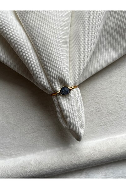 Pel Design خاتم من حجر الياقوت الحقيقي قابل للتعديل مصنوع يدويًا