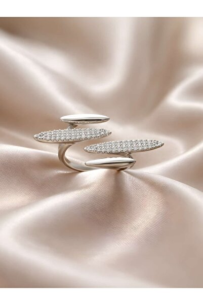 Portakal Esintisi Duovia Zircon Stone Adjustable Xuping Ring