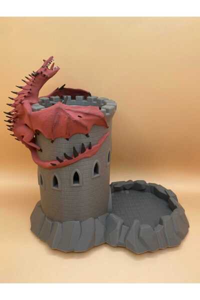 GM3dConcept DND FRP Zar Kulesi "Dragon Tower" Zar Karıştırıcı