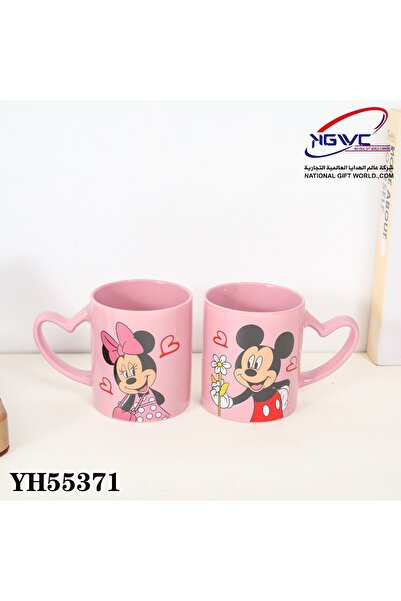 KAZUKO Disney Mickey and Minnie Mouse ceramic mugs