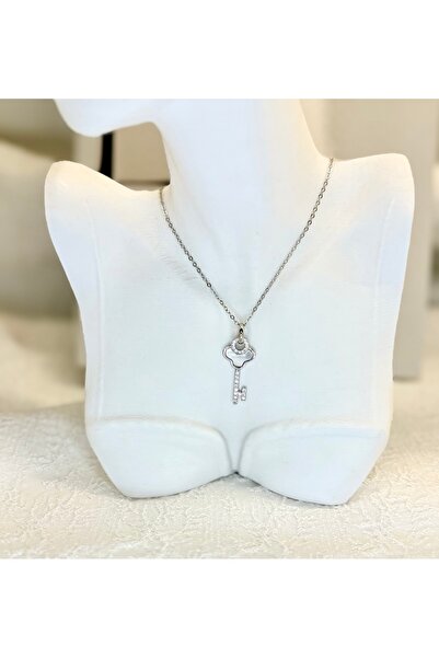 stainles steel Anahtar & Yonca Kolye