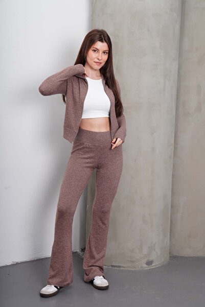 Disela Lume Flare Spanish Flare Knitwear Trousers
