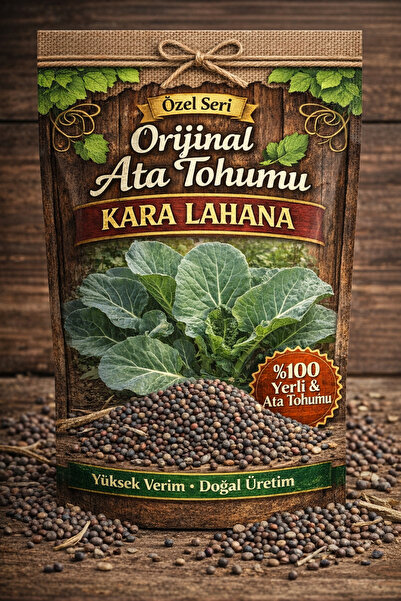 köydekiadam Kara Lahana Ata Tohumu Orjinal 50 Adet