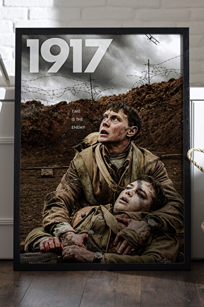 Duvarda 1922 Αφίσα με μαύρο ξύλινο πλαίσιο, διακοσμητική ζωγραφική τοίχου με ...