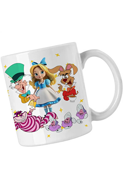 OEM Alice in Wonderland Mad Hatter March Hare Mug
