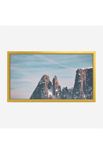 Tajridhome لوحة جبال - قمم ثلجية - سماء زرقاء - هادئ - لوحات طبيعة - لوحات كا...