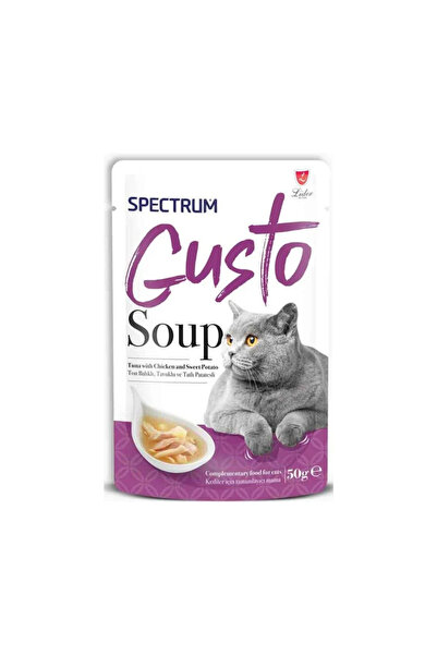 SPEKTRUM Spectrum Gusto Kedi Çorbası Ton Balığı, Tavuklu ve Patatesli 50 Gr