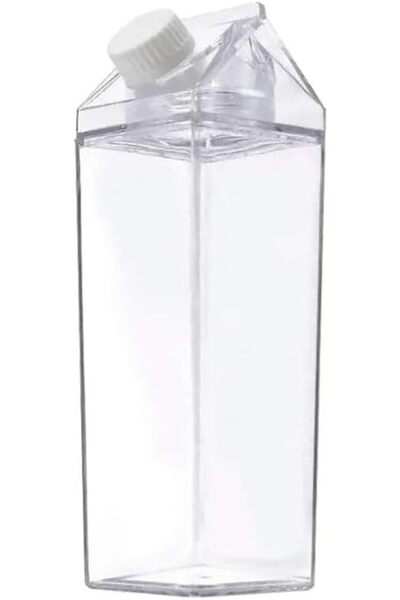 Nacario Nrcrioshop Milk Box Design Water Coffee Beverage Bottle |   Not Glass...