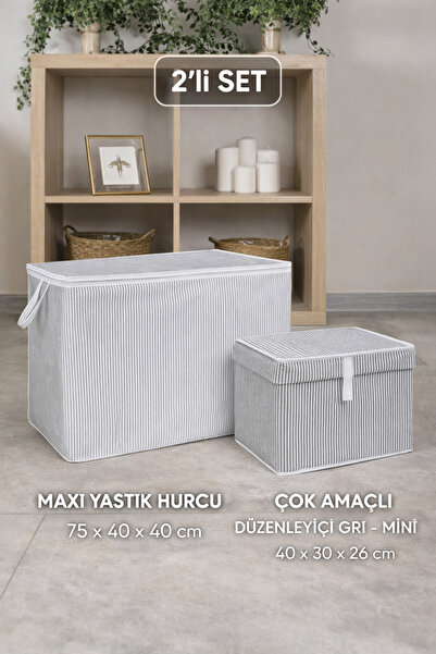 PONÇİK BEBEK Maxi Jastuk Kutija za skladištenje velike veličine i mini kutija...