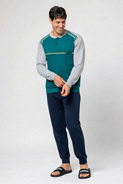 Lotto Men's pajamas LP2123, 2-piece set, Cotton