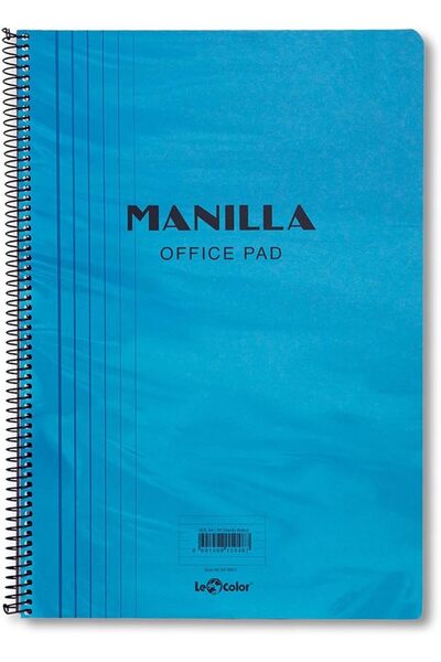 Nacario دفتر ملاحظات NrcrioShop Lé 41100/1 مانيلا بغلاف ناعم، ورق حلزوني، أزر...