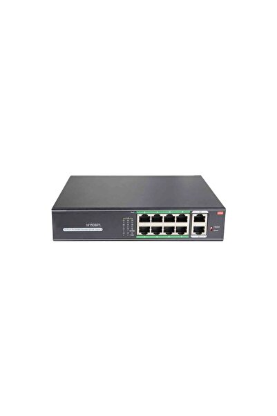 Midcom PG H1108PLS 8 Port 10/100MBPS Poe Switch 2 Uplink - 8 Port Poe Switch 100W Watt