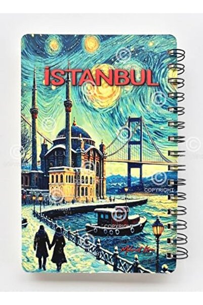 Nacario دفتر ملاحظات NrcrioShop Mia لمّاع اسطنبول A5 للعام الجديد غير مسطر حل...