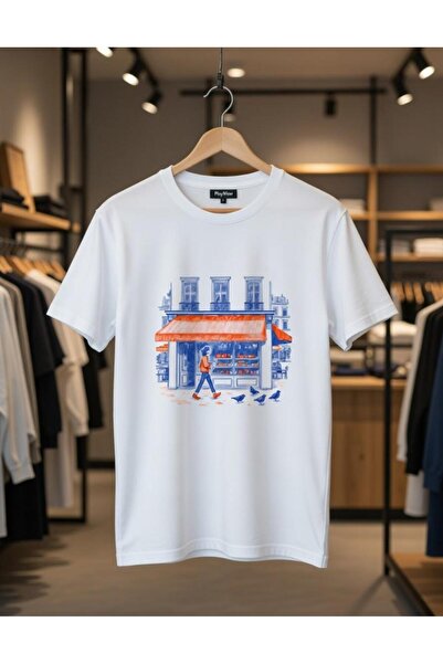 playwear Μπλουζάκι Unisex με άνετη εφαρμογή και στάμπα City Mood