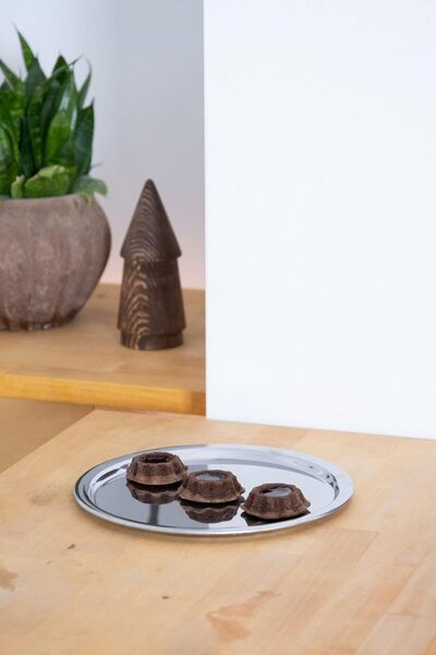 Nacario Nrcrioshop & Metal 23 cm Sweet Fruit Serving/Presentation Tray 1201248