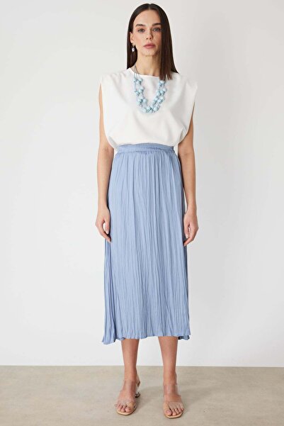 ON Φούστα μάξι με πτυχώσεις και όψη ζάρασμανσης