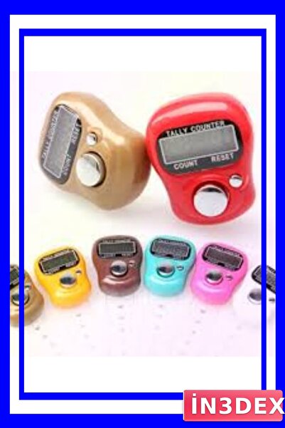 İN3DEX Ergonomic Adjustable Digital Zikirmatik Ring